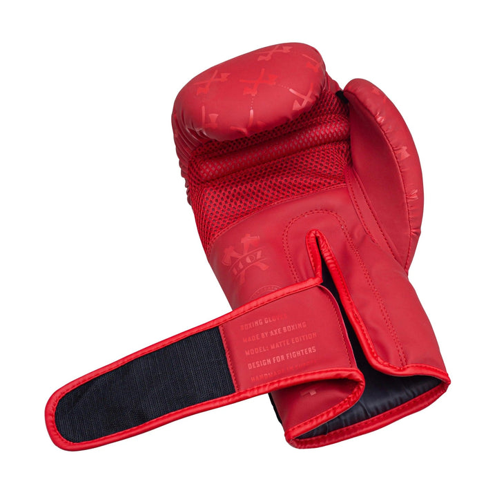 Axe Boxing Gloves Matt Red Edition - AXE Boxing
